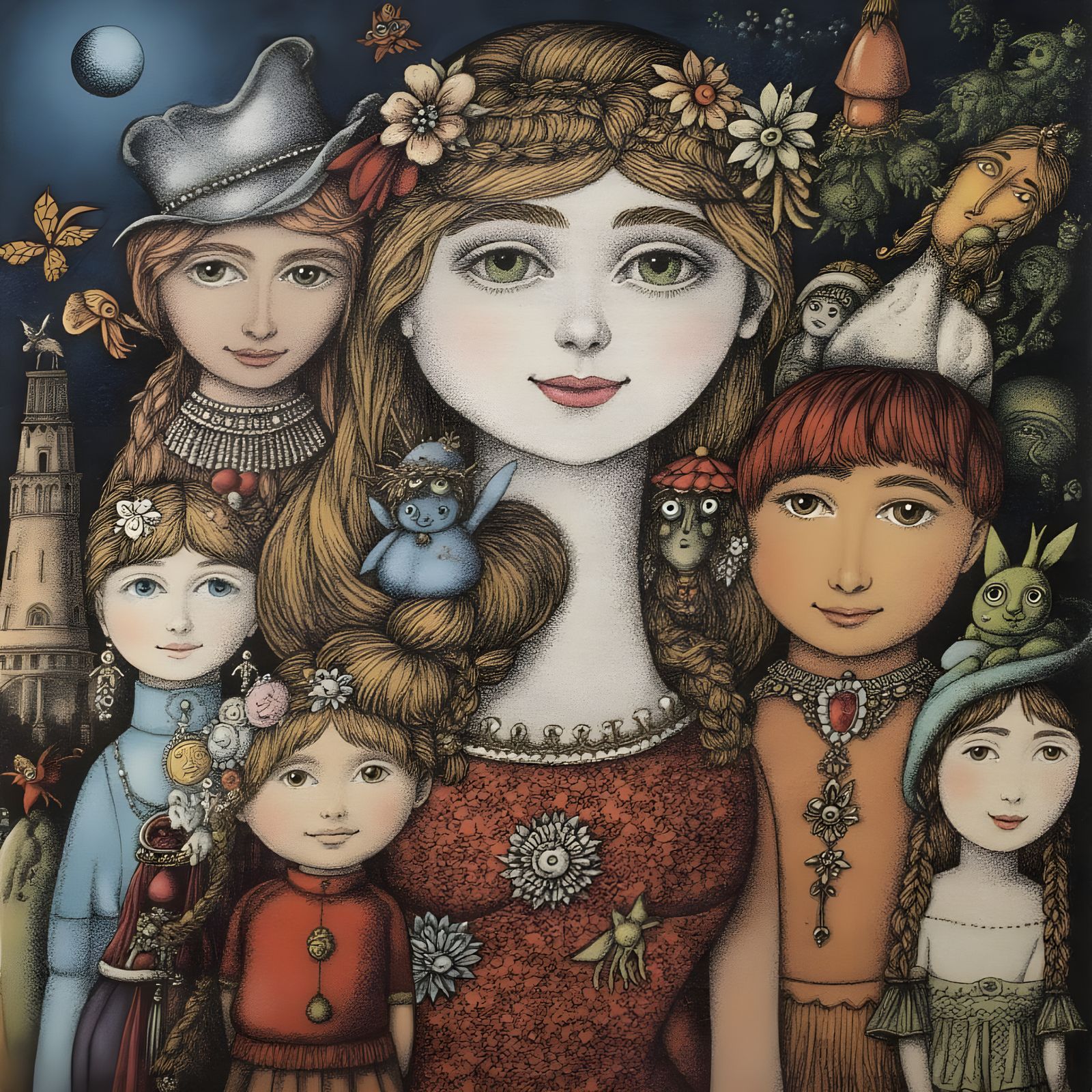 Surreal Image in Style of a Strange Painter