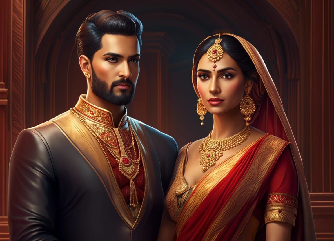 Indian Wedding in 3D with Traditional Dress