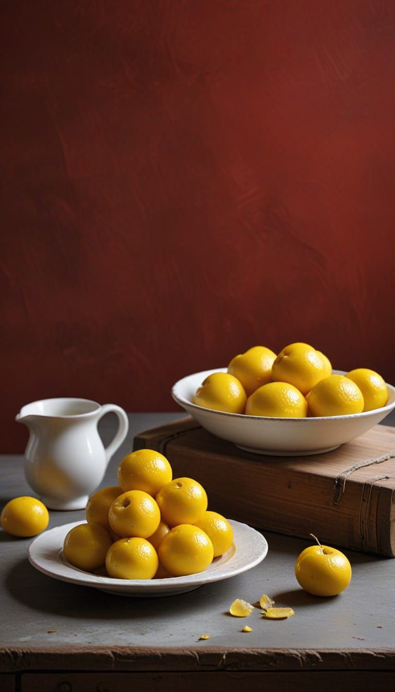 Vibrant Still Life in a Classic Home Setting