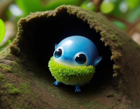 Charming Alien Animal Ecosystems Close Up
