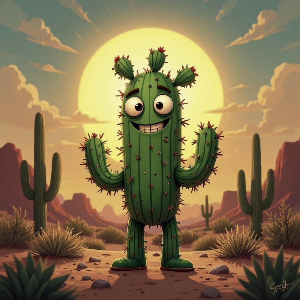 CactusMan: Resilient Desert Hero NFT