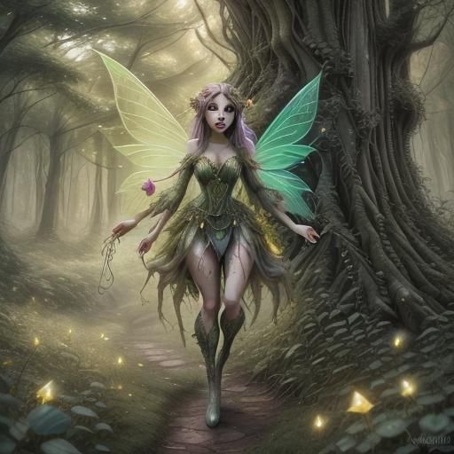 Spider lancer engaged fairy woman
