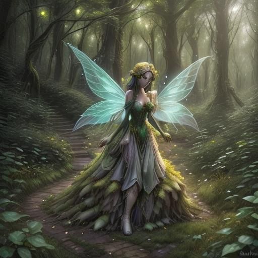 Spider lancer engaged fairy woman