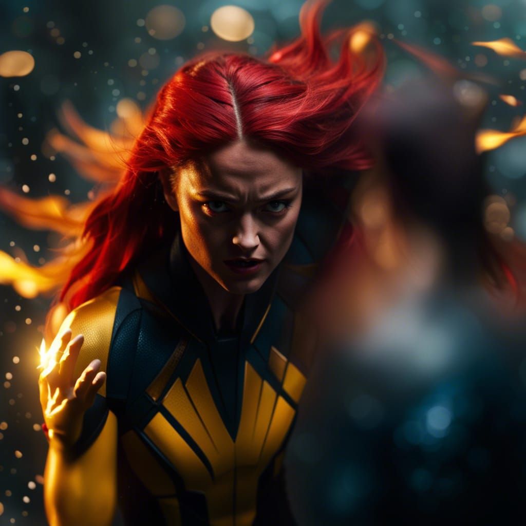 Dark Phoenix's Fury Captured in Professional Photograph