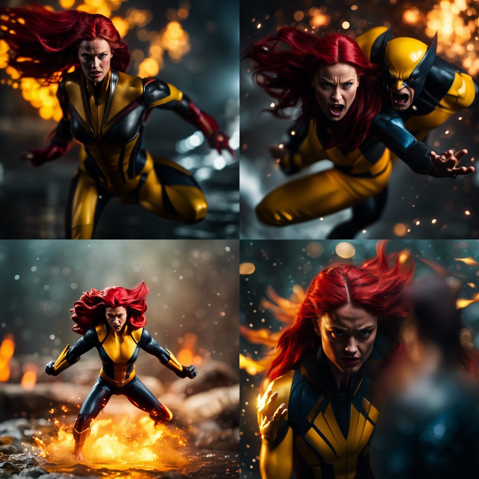 Dark Phoenix's Fury Captured in Professional Photo