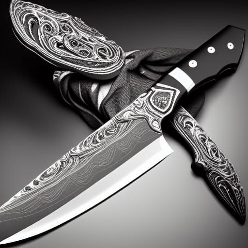 Epic Cinematic Knife Digital Matte Painting