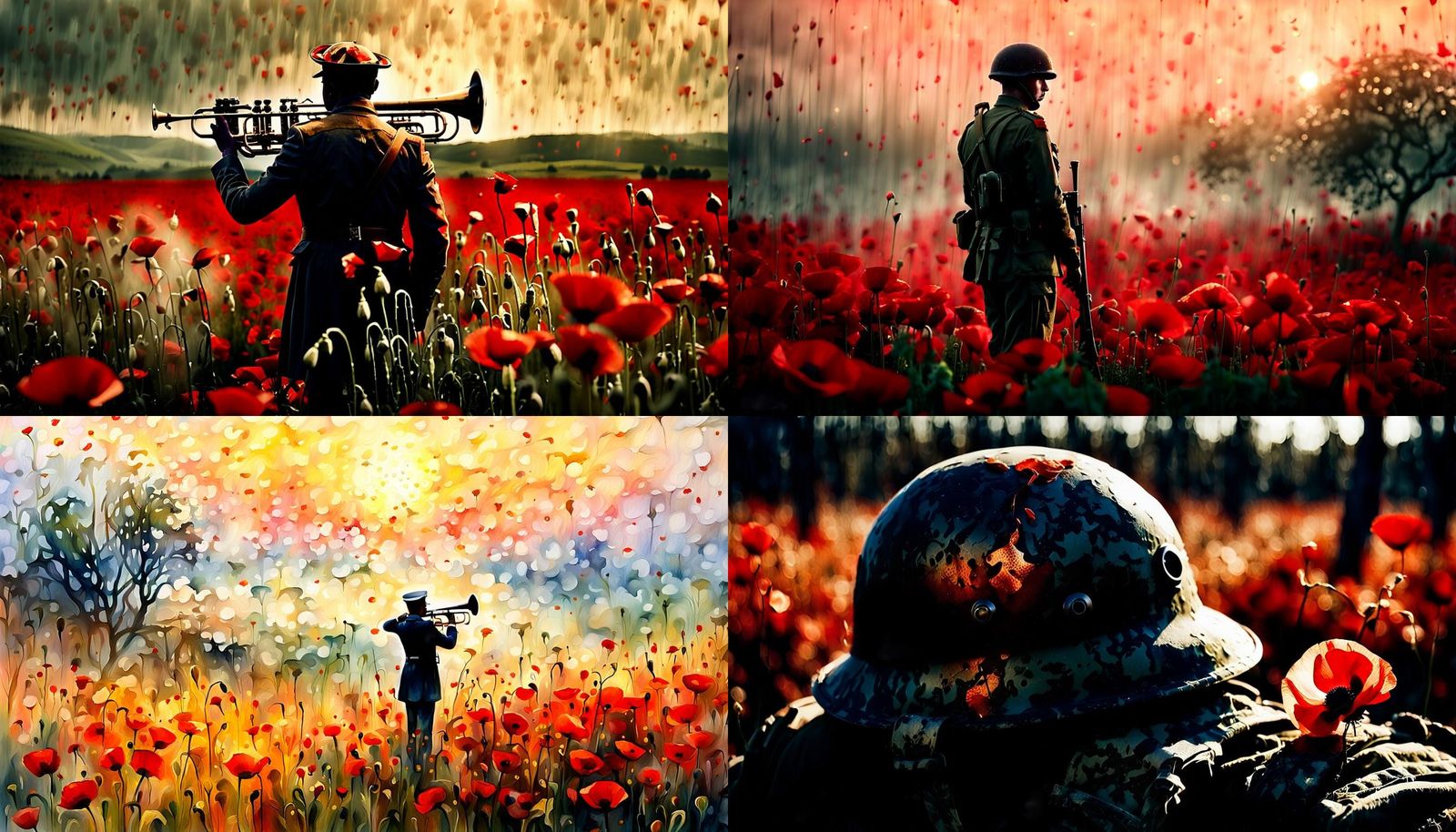 Poppy Day Memorial: Sound of Silence