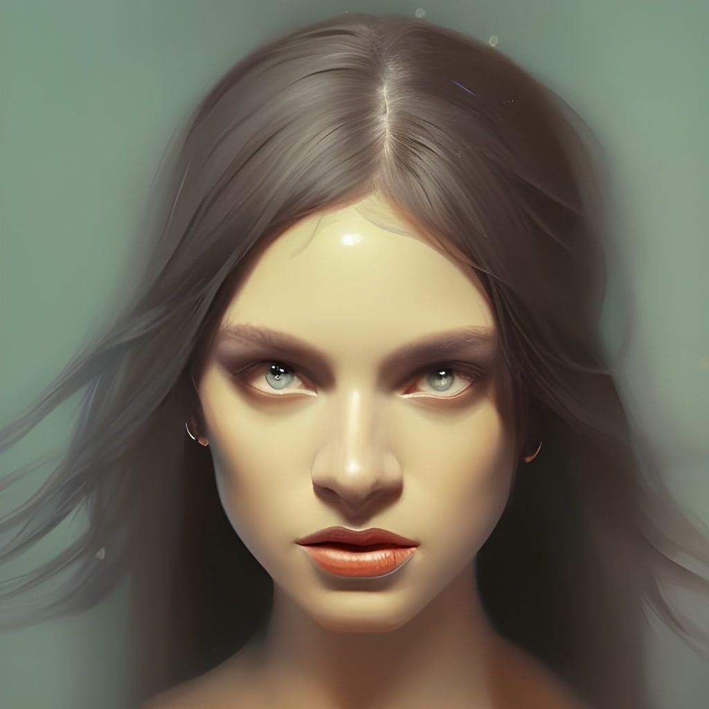 Sensual Goddess Portrait for Interior Design