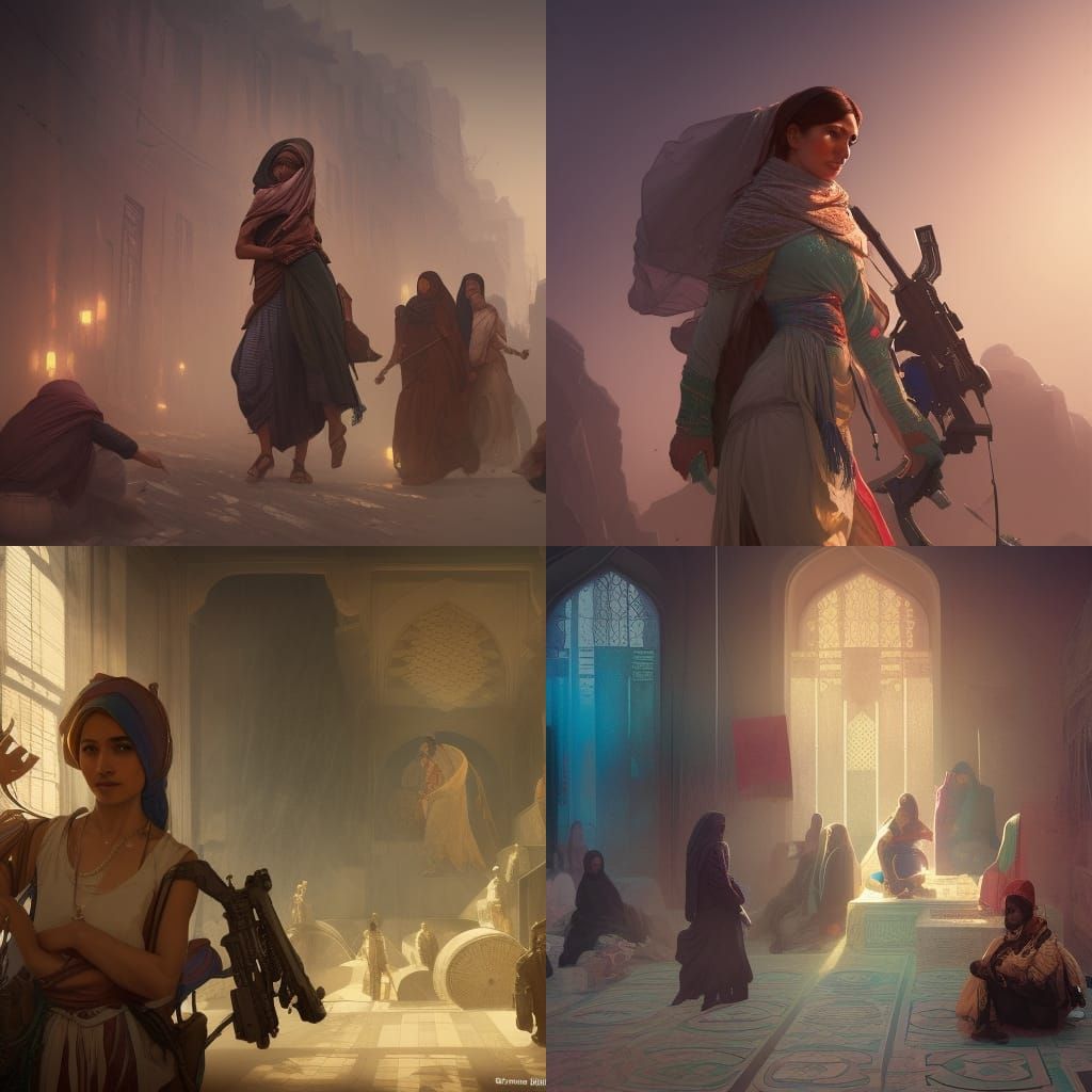 Human Rights in Afghanistan: Digital Concept Art