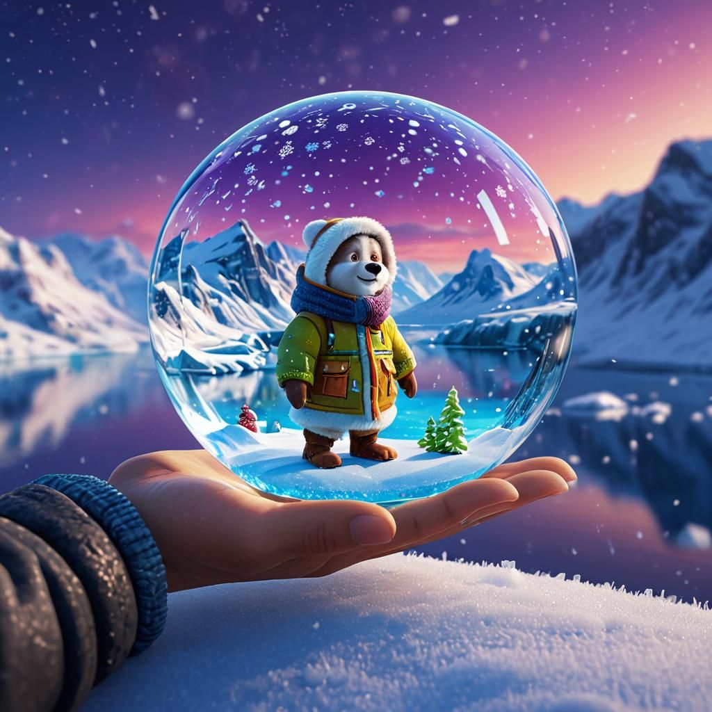 Eskimo Snow Globe: Northern Pixar Concept Art