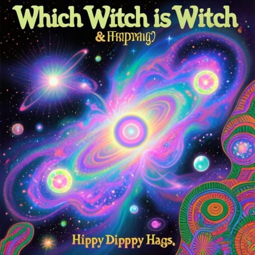 Astral Cosmic Witch Illustration for Vinyl Cover Art