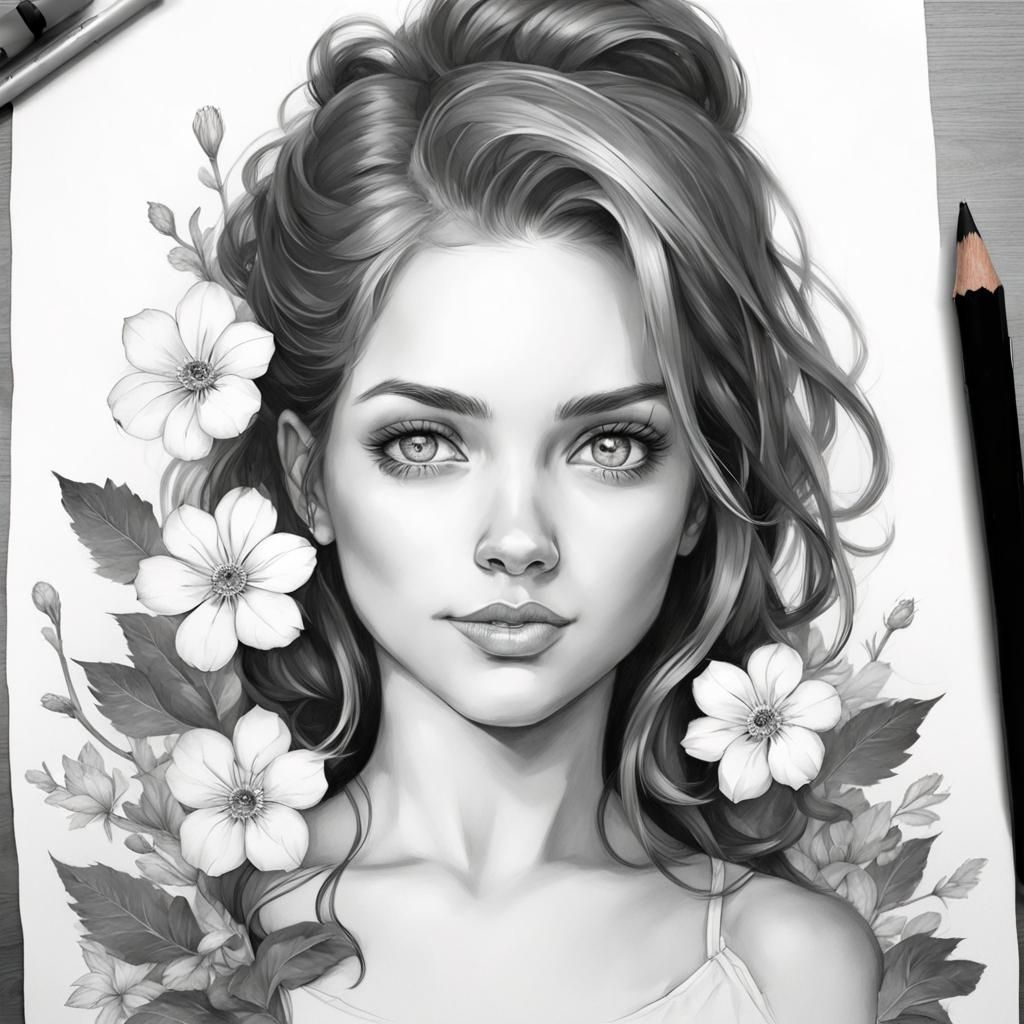 Portrait drawing