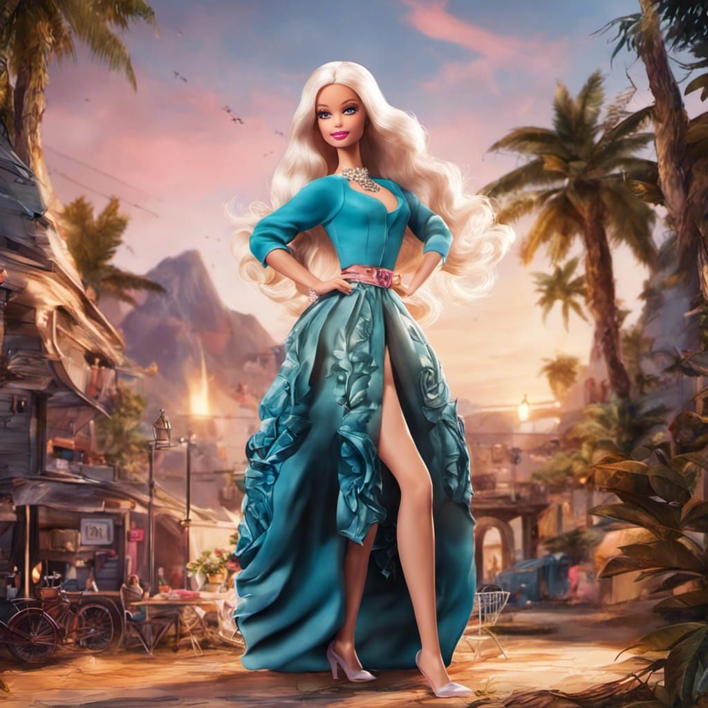 AI Generated Image of Barbie