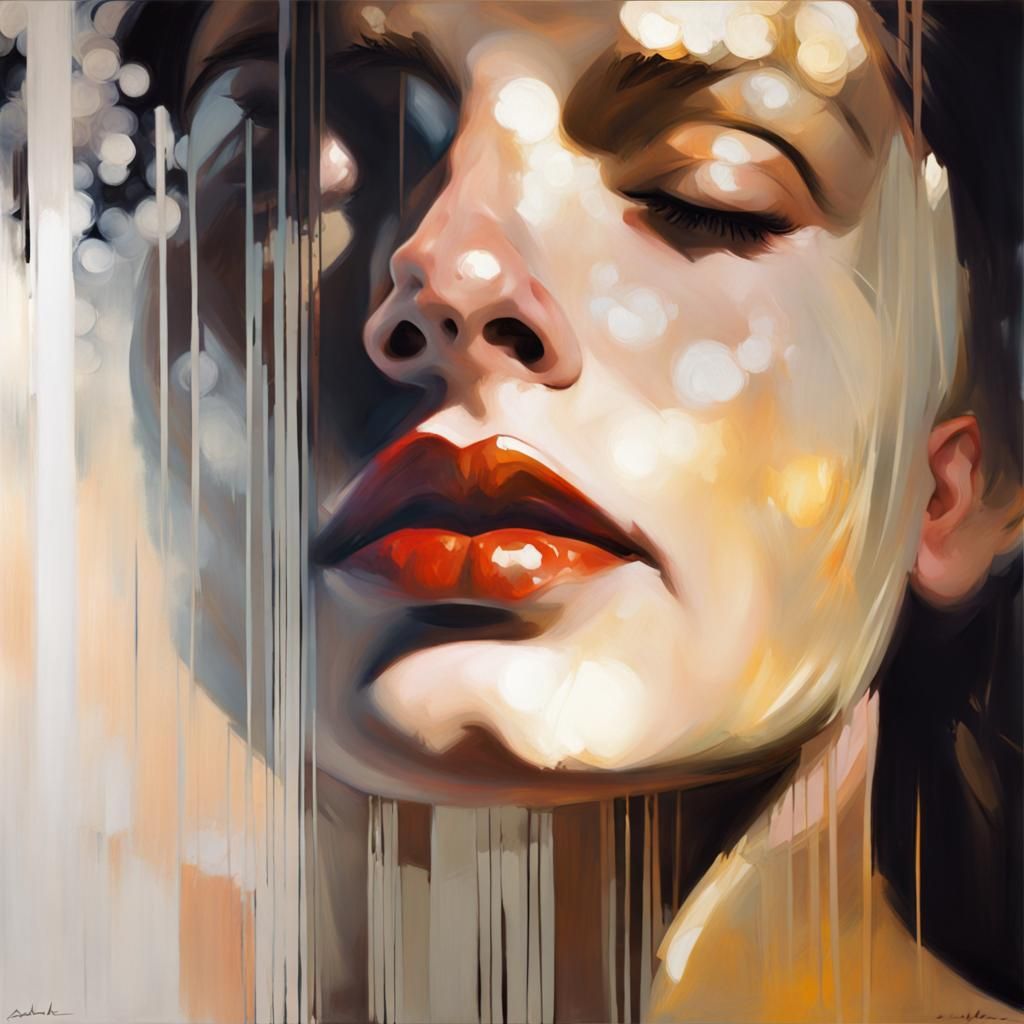 Fractal Reflections: Australian Tonalism Style Painting