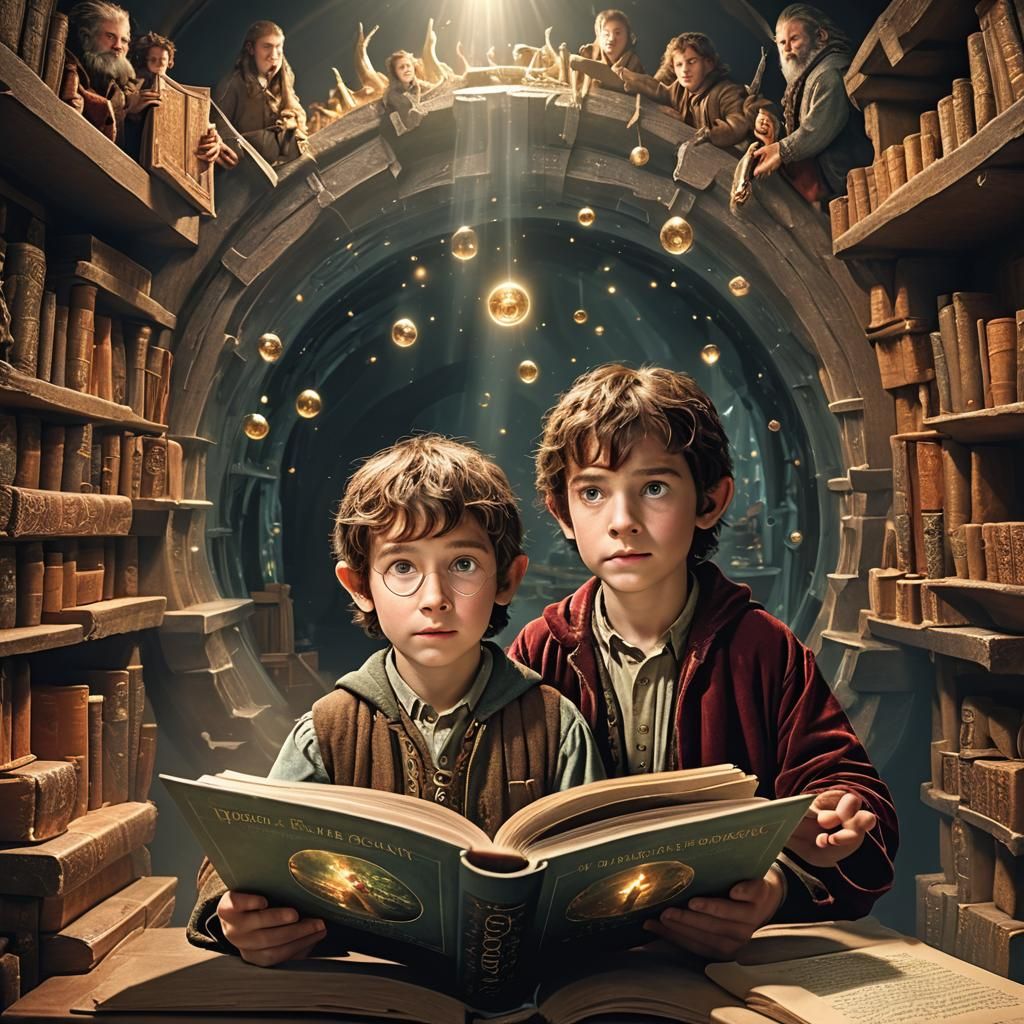 Holographic "Hobbit" Characters Leap from Book