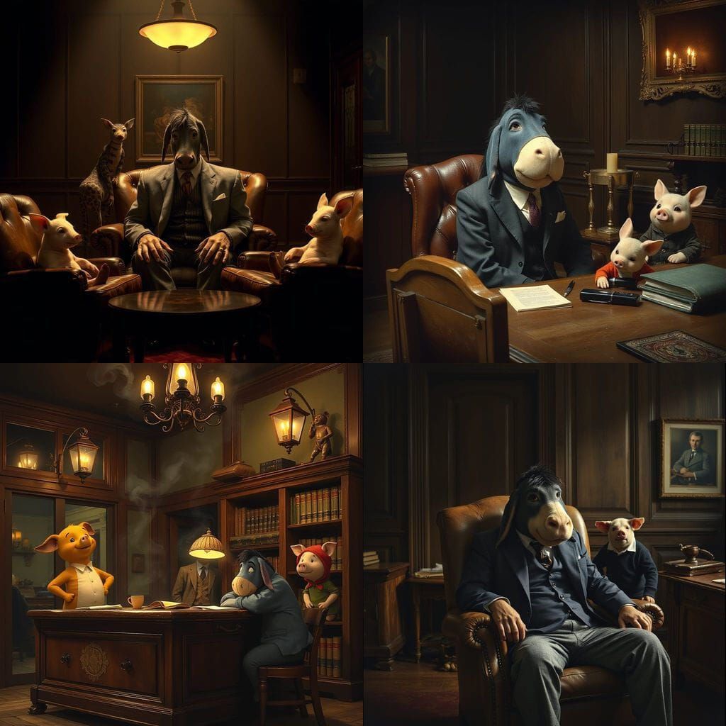 Winnie the Pooh Recreates The Godfather