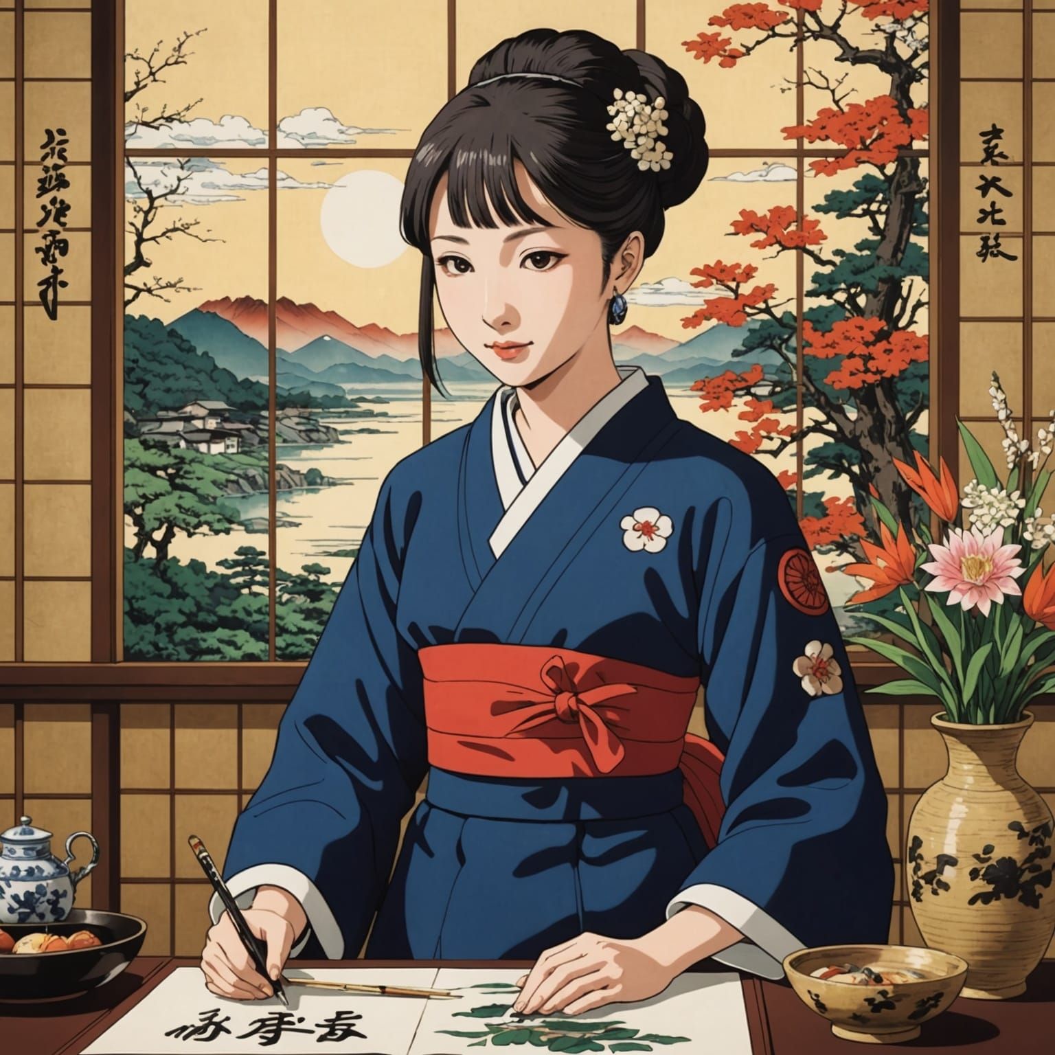 Art Made in the Ukiyo-e Style