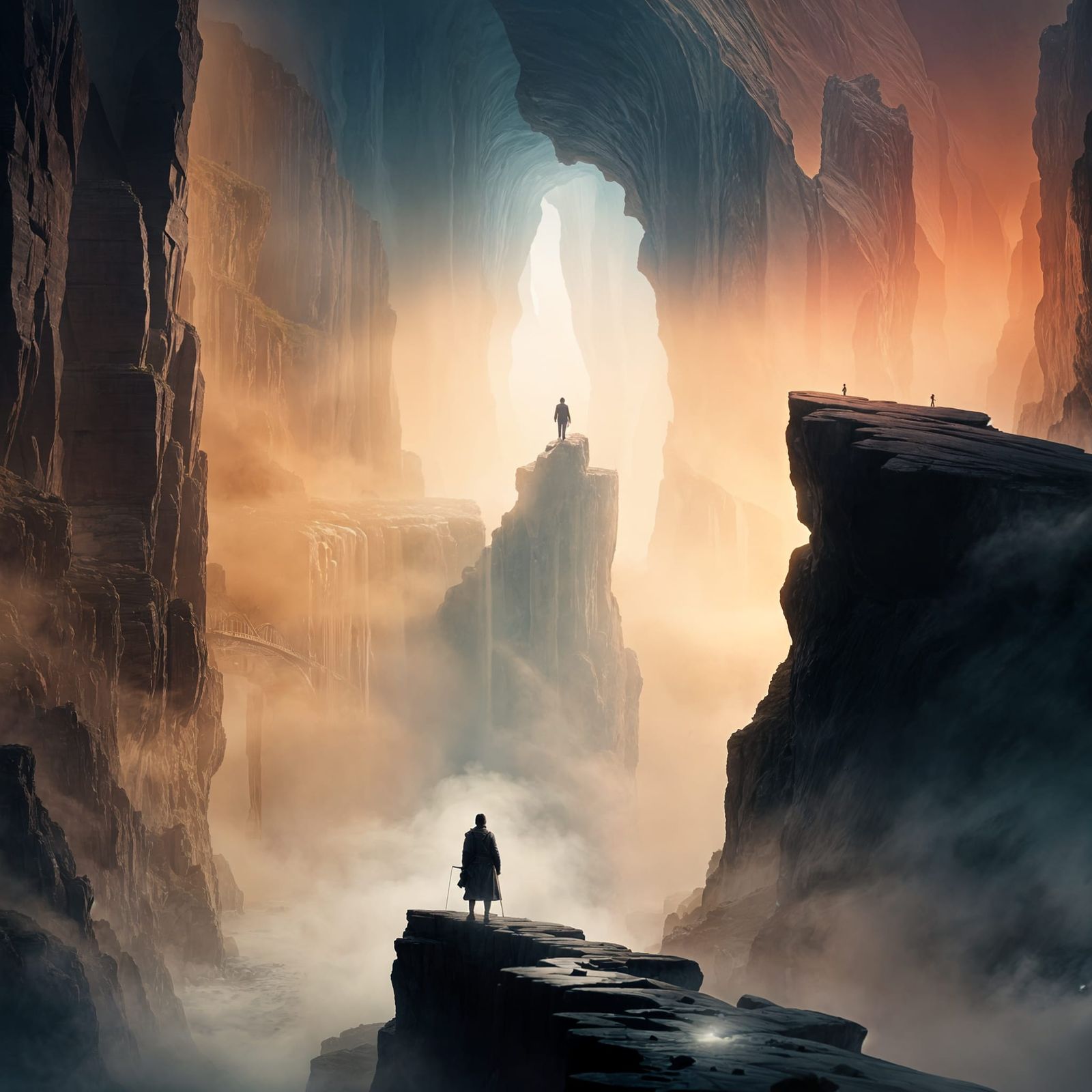 Crossing the Chasm: An Abstract Conceptual Journey