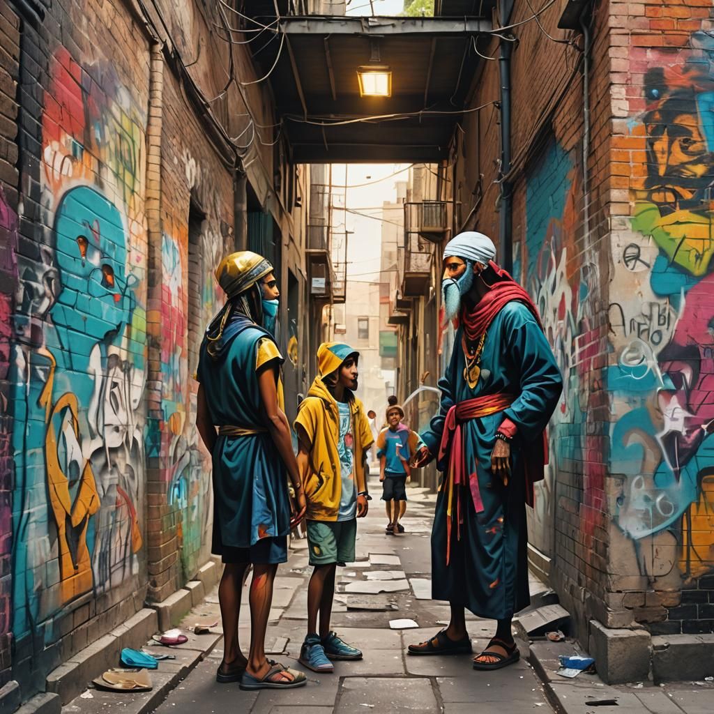 Thoth and Epimetheus in Urban Street Art