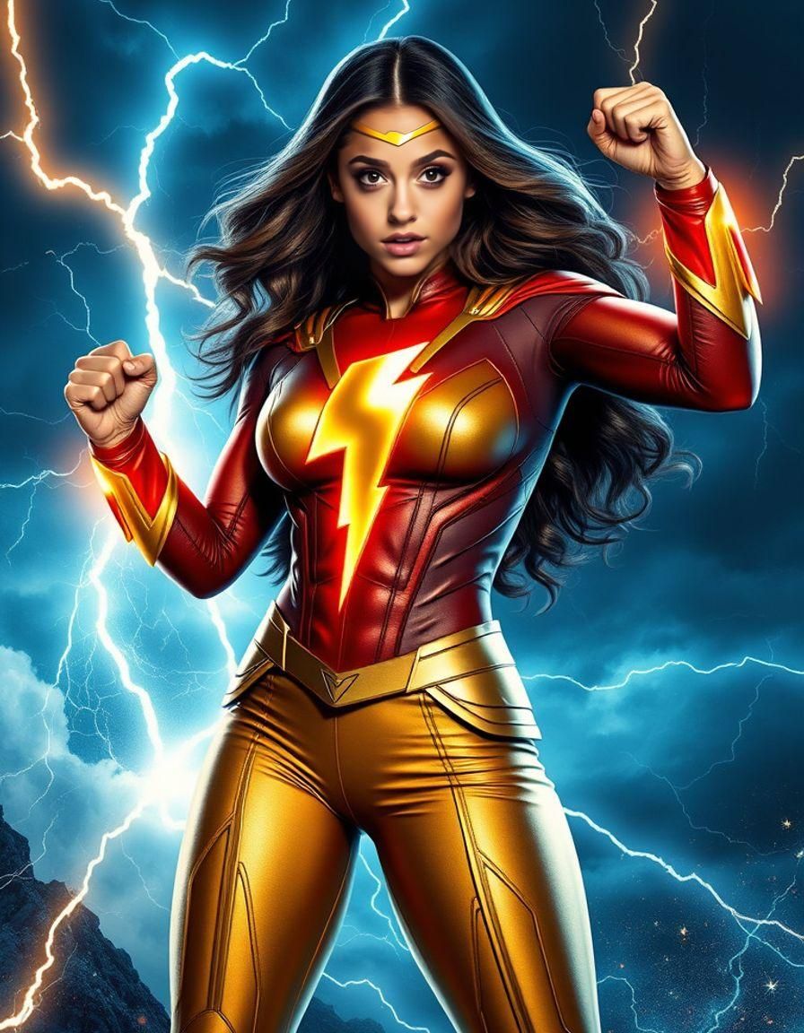 Mary Marvel: Cinematic Rendering of the Shazam Superheroine