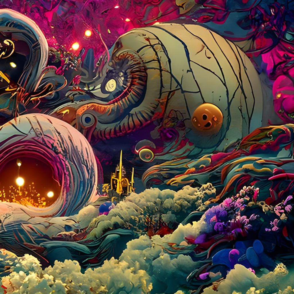 Cosmic Fantasy Nightmare by Studio Ghibli