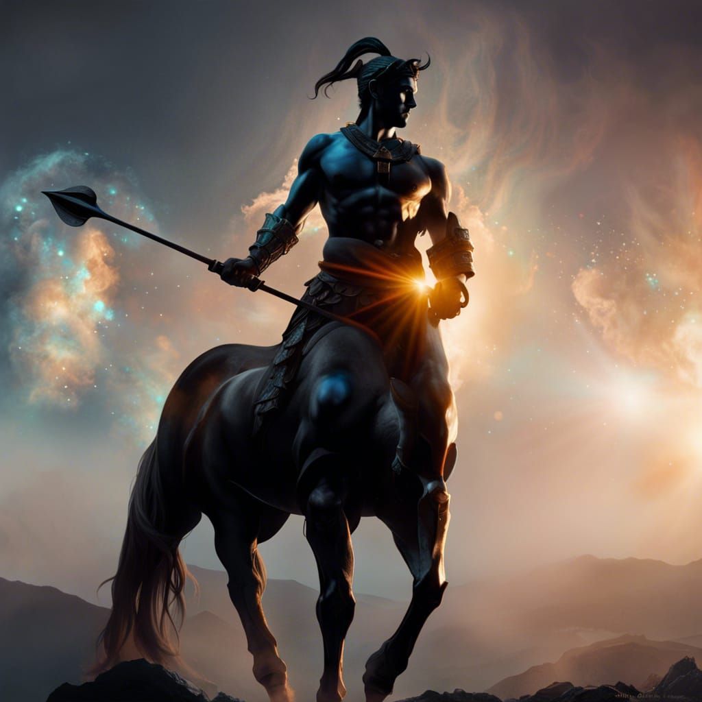 Chiron the Centaur in Nebulae Armor