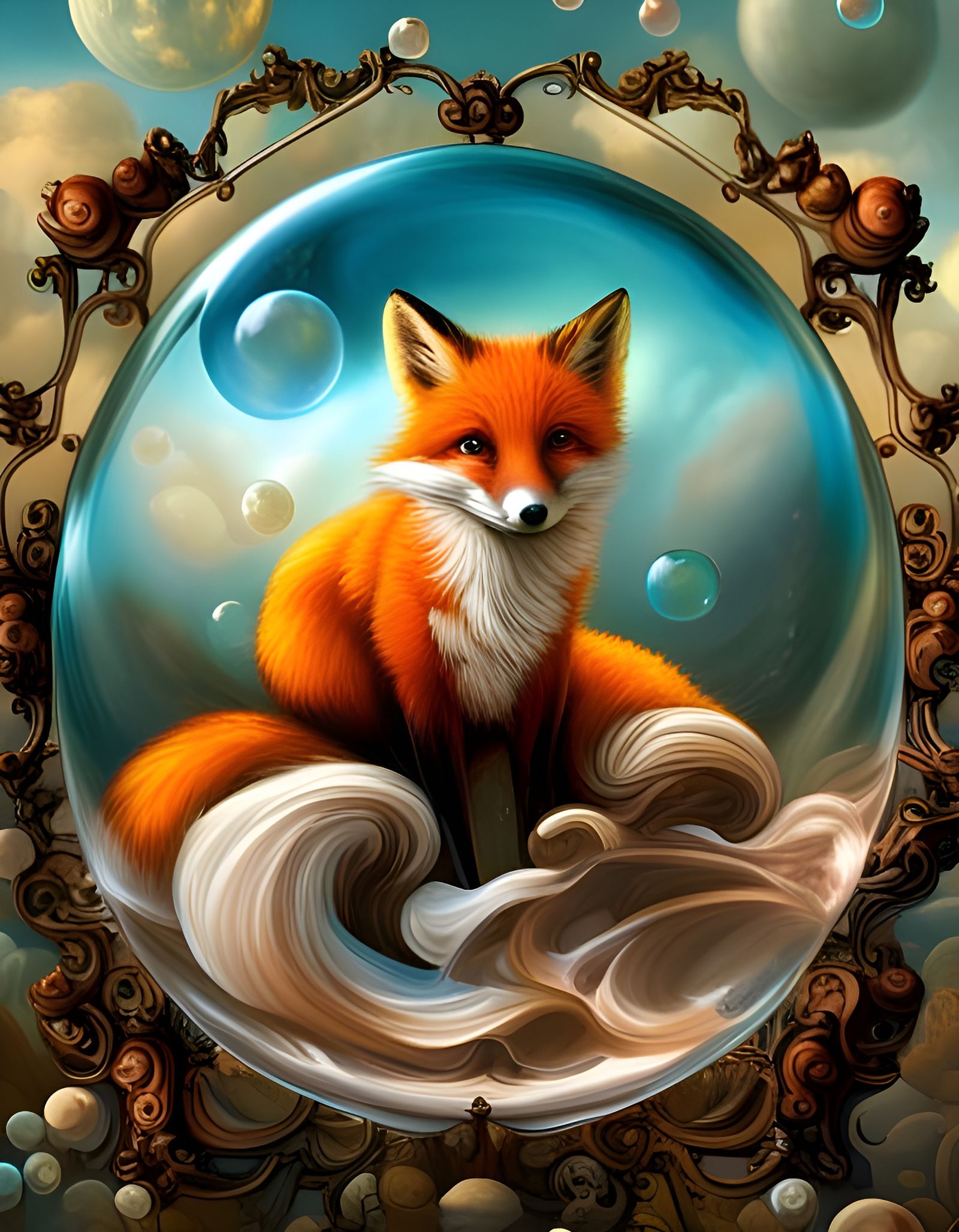 A Fox in a Bubble
