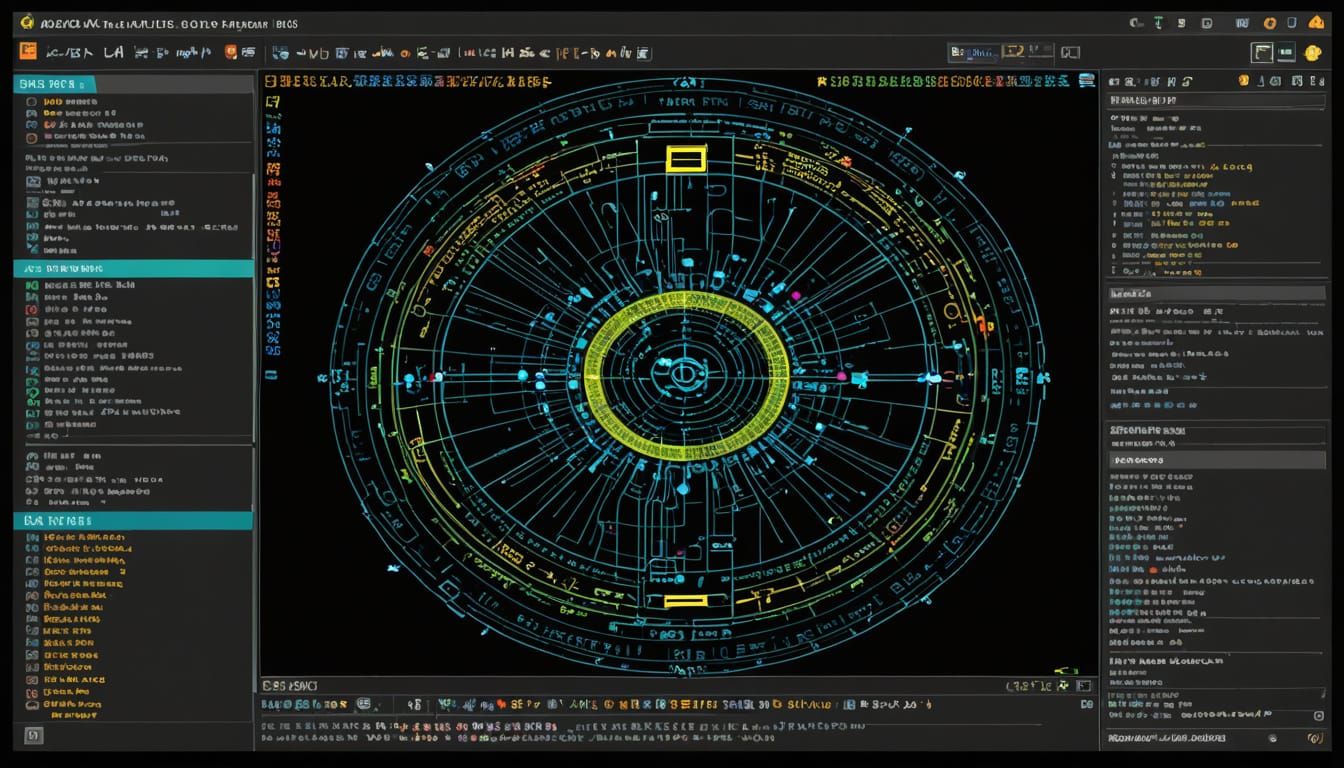 Cybernetic Code Interface in a Bio-Organic Aesthetic