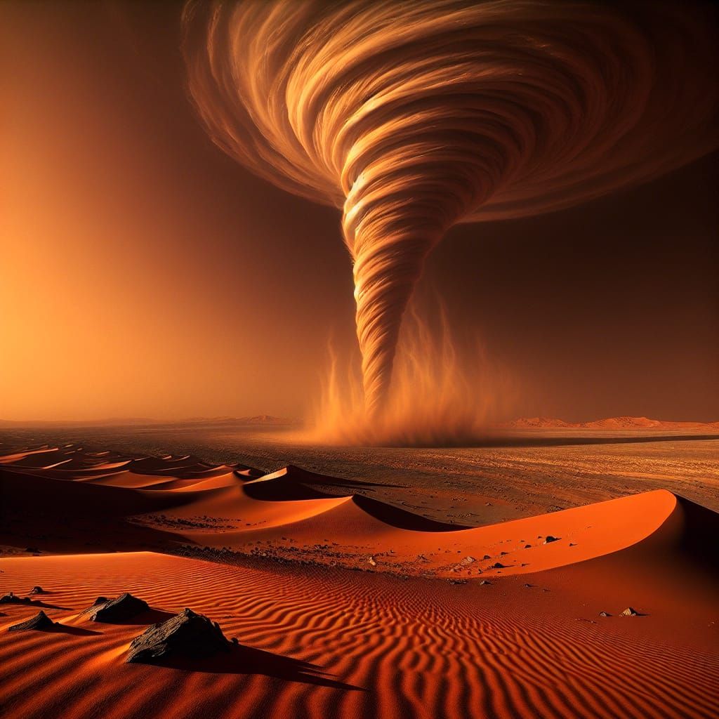 Martian Tornado: A Red Planet Phenomenon