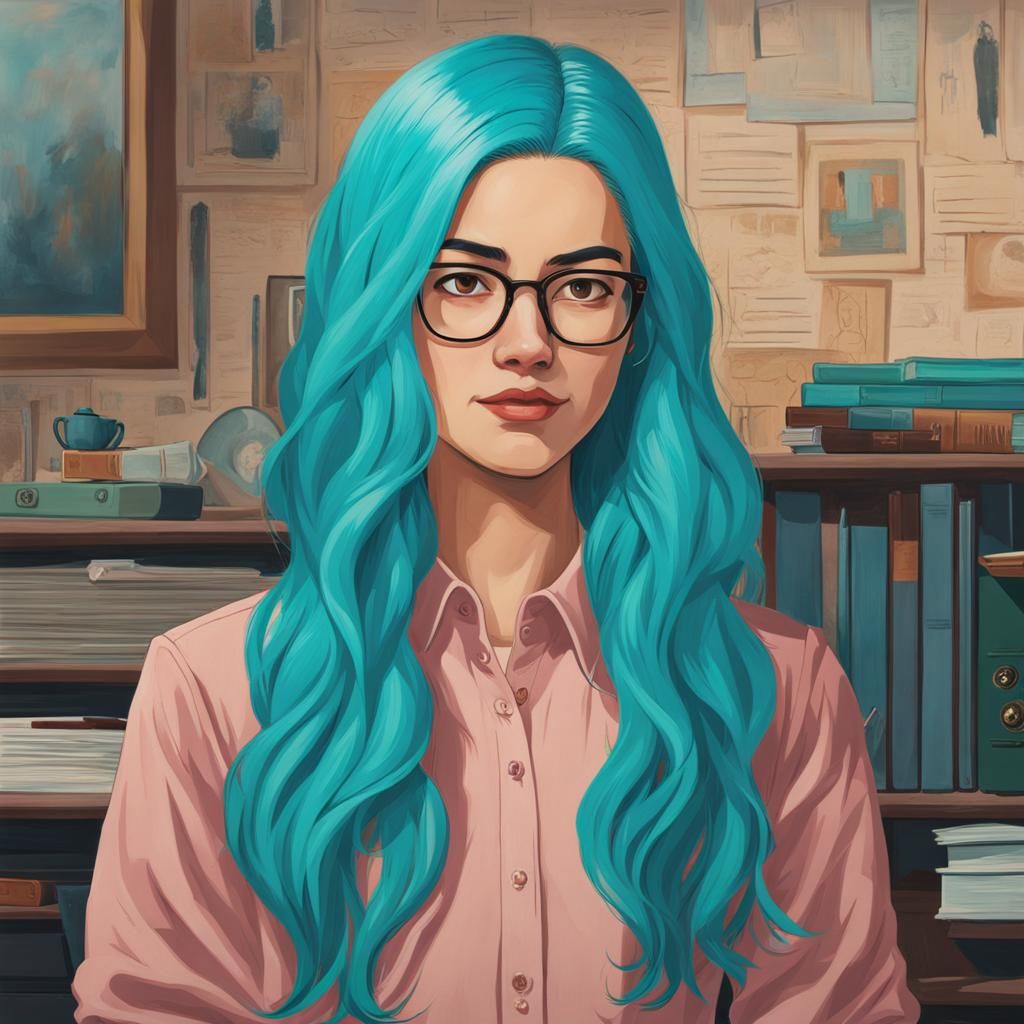 High-School Teacher Portrait in Törneman Style