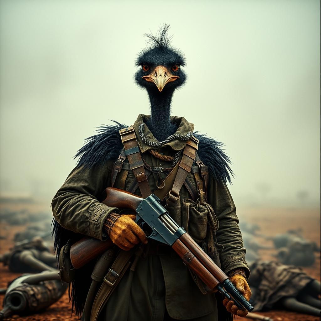 Emu Warrior's Victory in the Outback