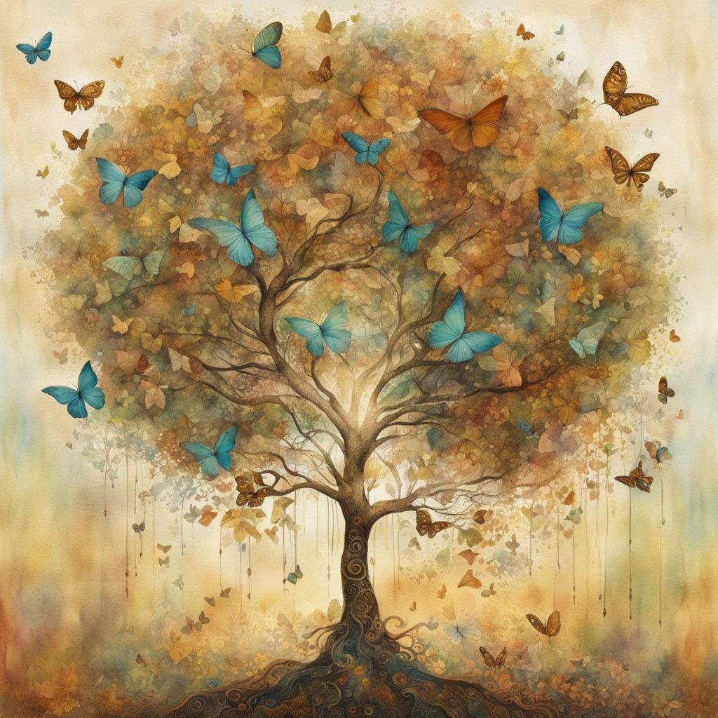 Earth Tones Tree of Life