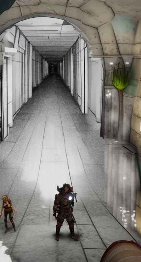 Dynamic Lit Cave with Aurora in Unreal Engine 5