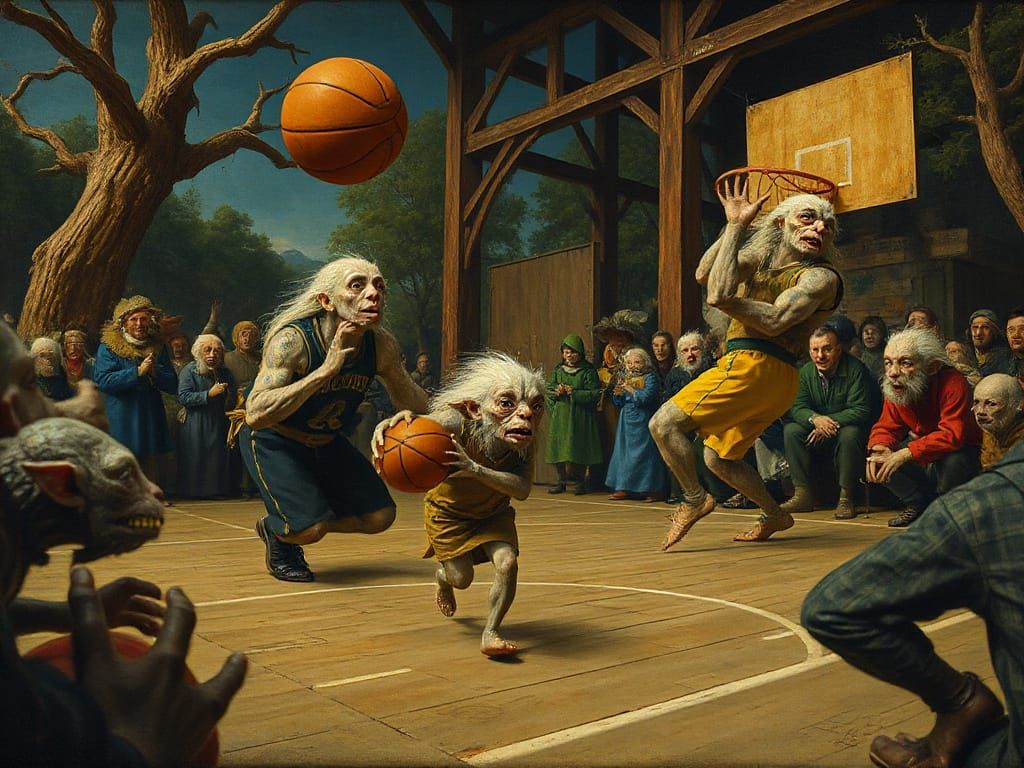 MIDGET MUNCHKIN IS ABOUT TO SCORE