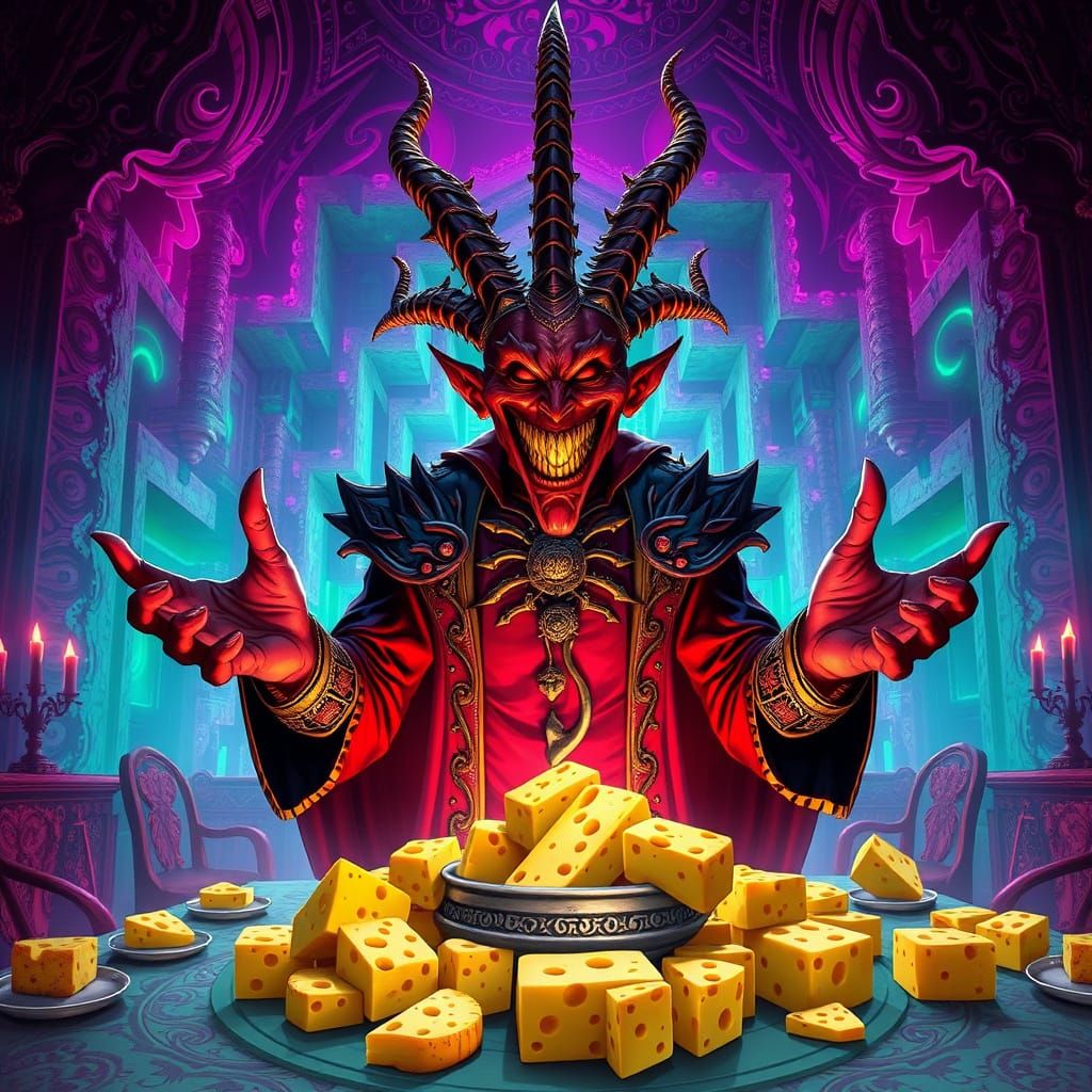 "Wonderful! Time for a celebration... Cheese for everyone!"