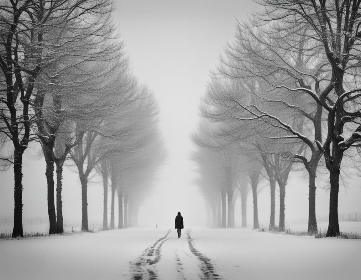 Winter Scene: Loneliness and Emptiness