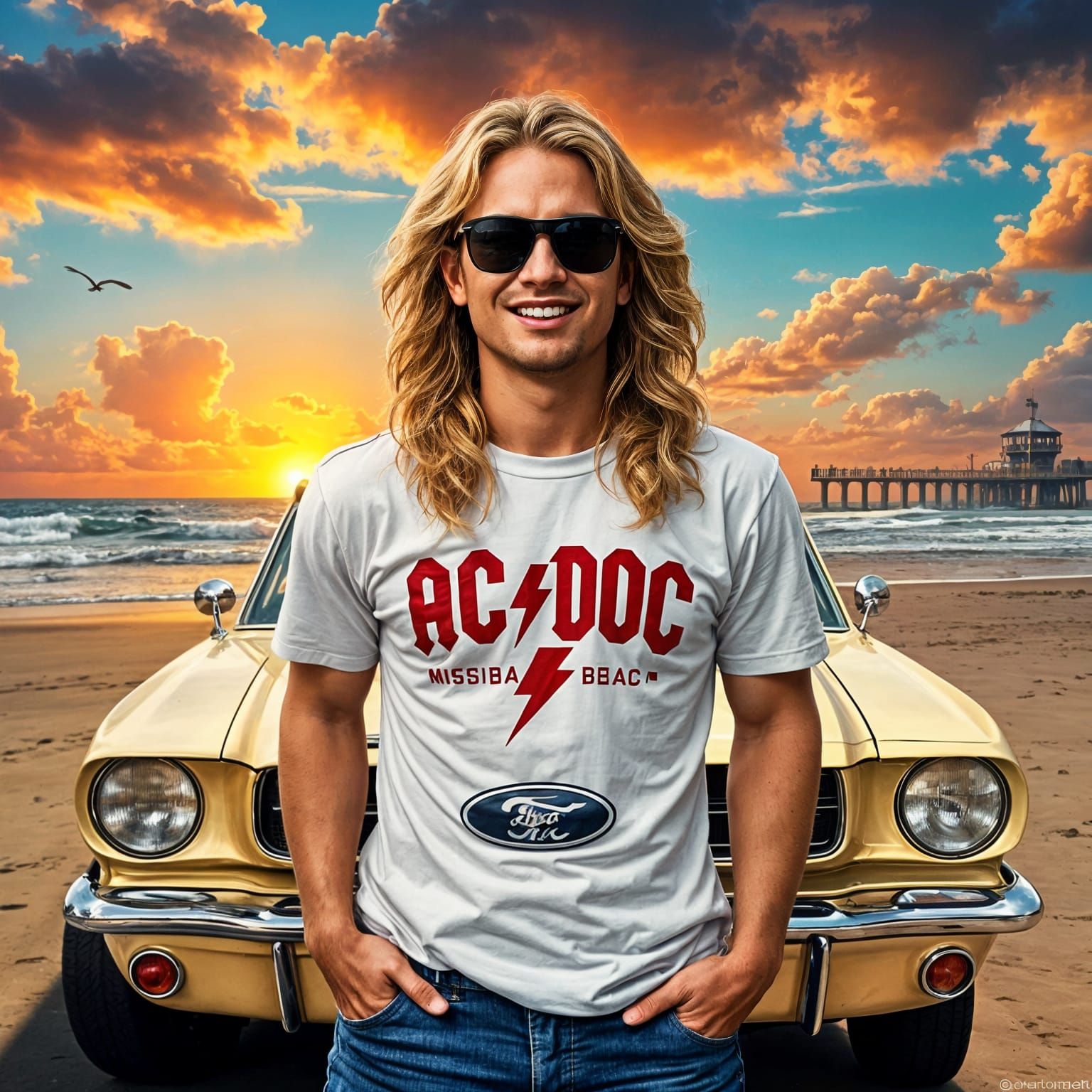 Charismatic Young Irish Music Fan with Ozzy-Inspired Hair an...