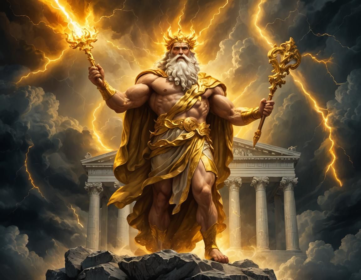Zeus en el monte olimpo !