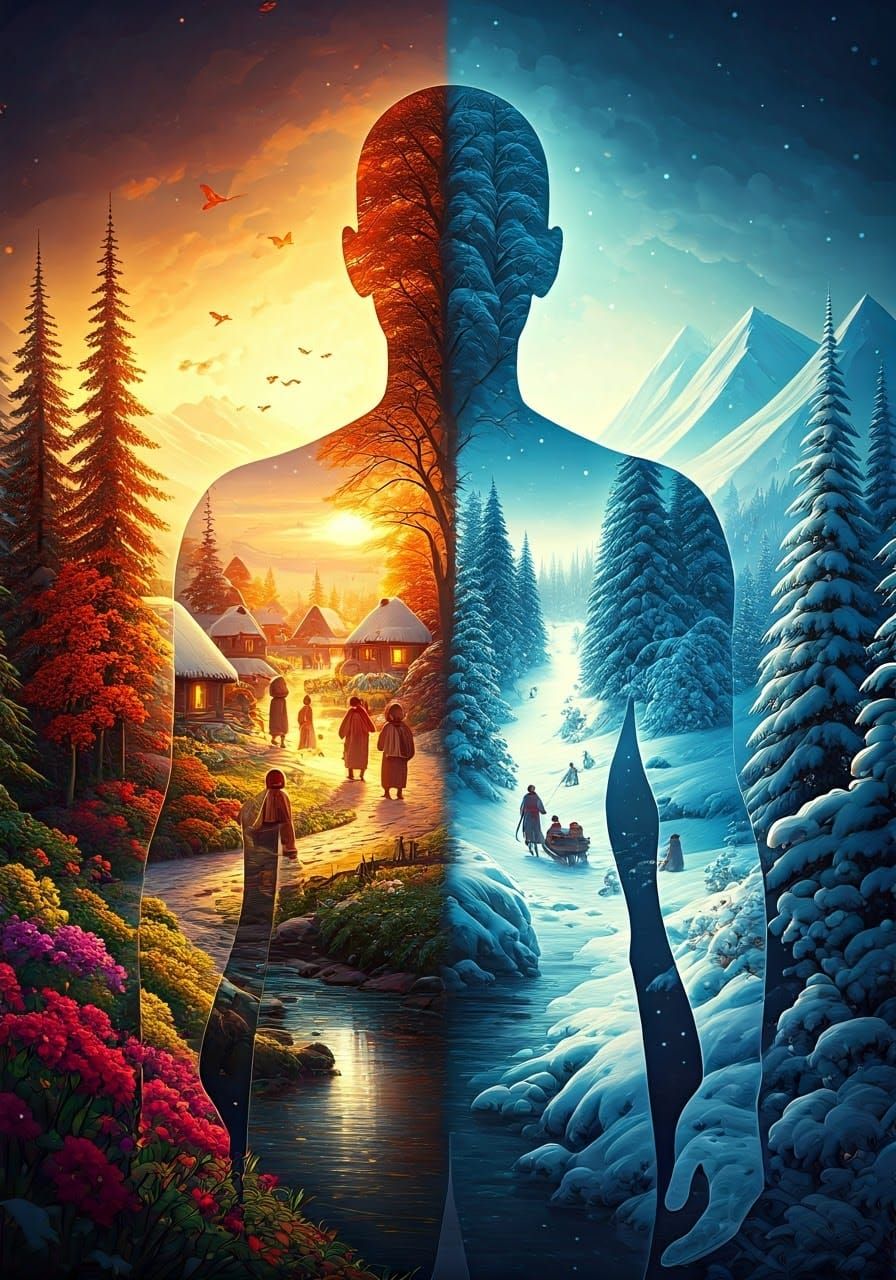 Surreal Autumn God Reveals Winter Landscape