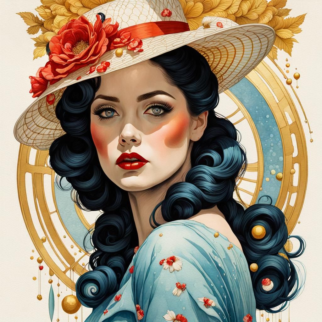 Abstract Surreal Art Cleopatra