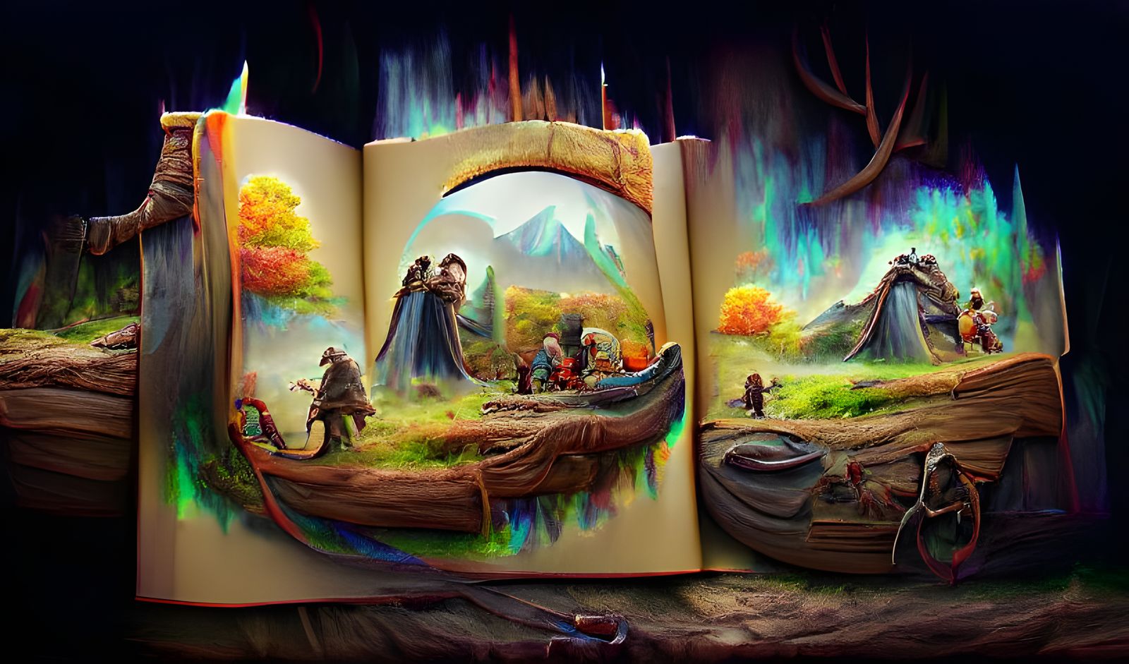 Lord of the Rings Storybook Illustration in 8K