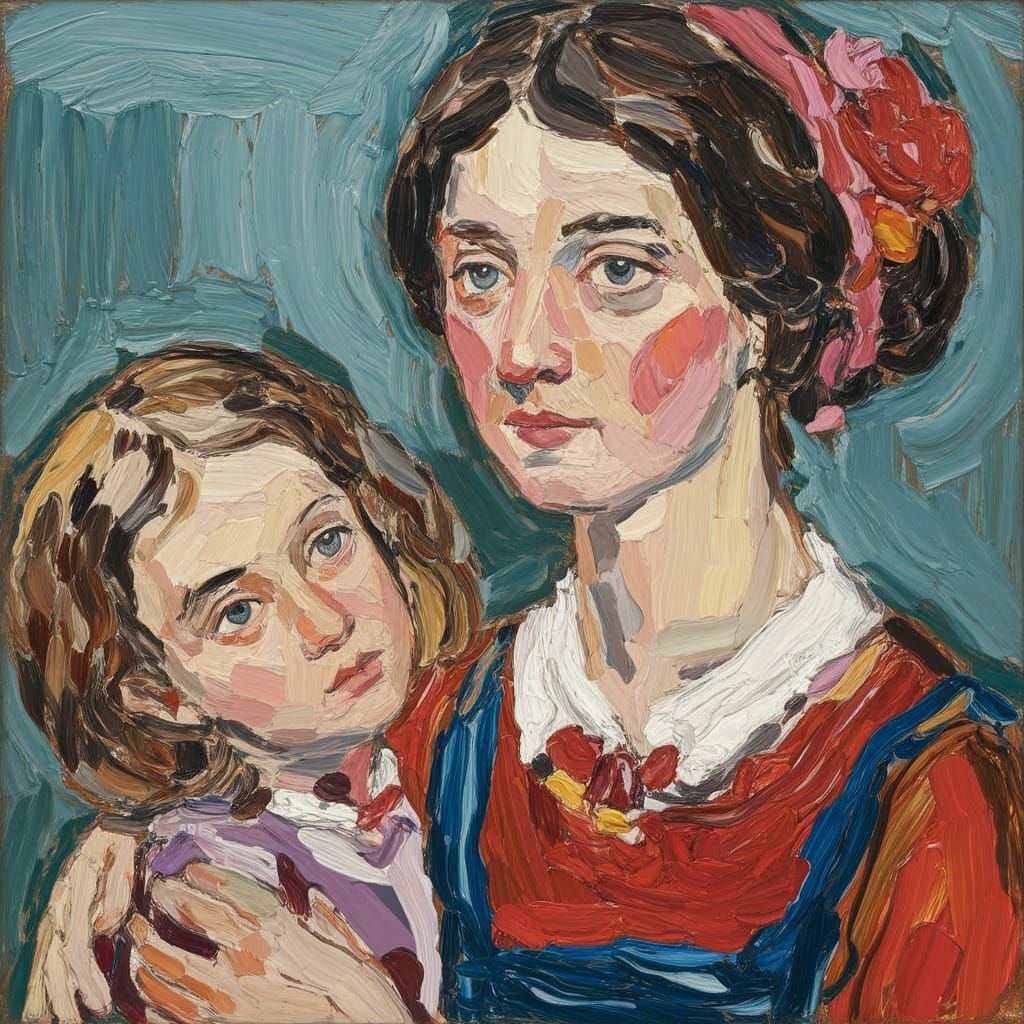 Woman and girl