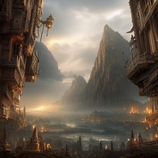 Epic Cinematic Digital Matte Painting
