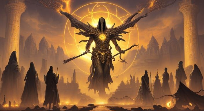 Bustling Nile Market Transformed by Sudden Darkness