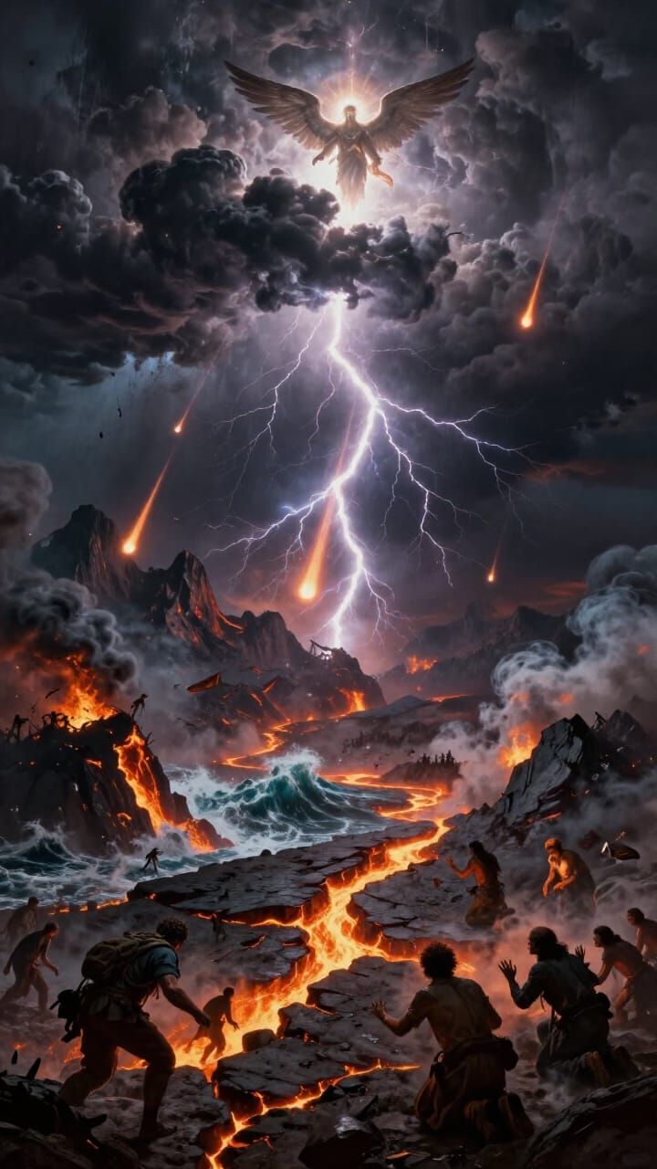 Apocalyptic Day of Judgment Cinematic Scene