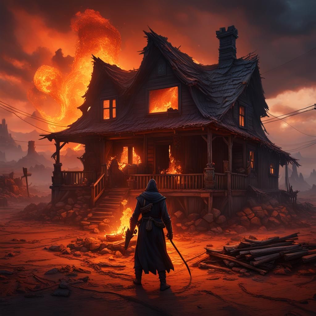 Fantastical Apocalypse Revealed in Dazzling Matte Painting