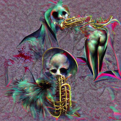 Simple AI Image of Death