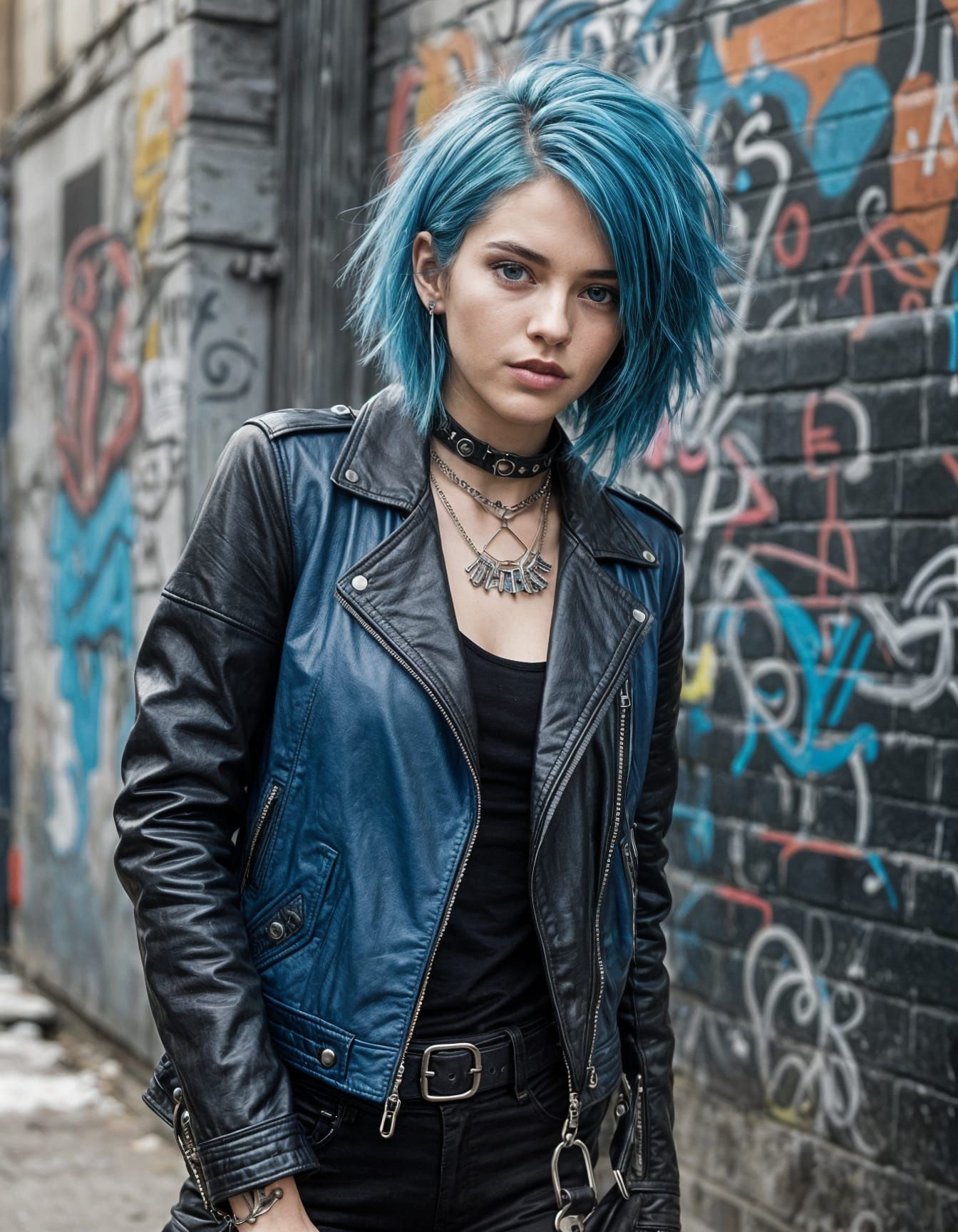 Bold Urban Fashionista in Edgy Chic