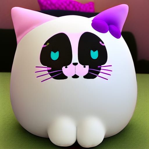 Cute Squishmallow Kitty Toy in High Resolution