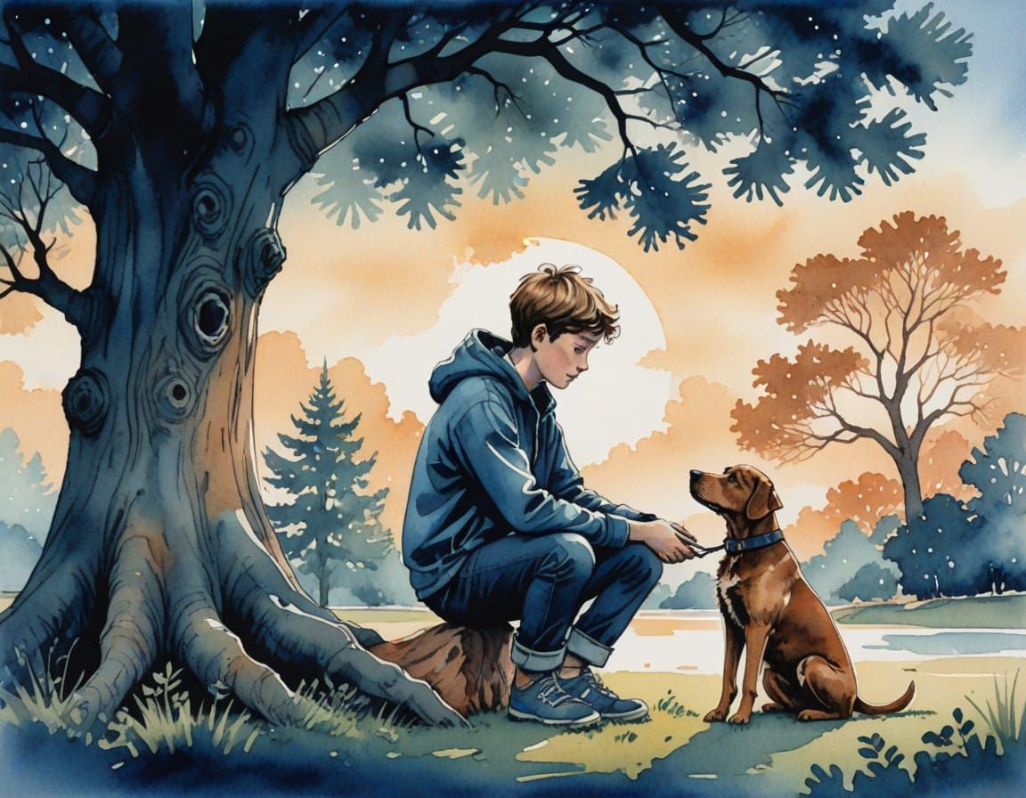 Whispered Wisdom Under Starlight